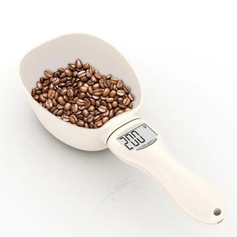 Digital Pet Food Measuring Spoon with Built-In Scale